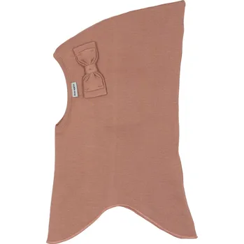 Kukla MIKK-LINE Dětská bavlněná kukla s mašlí tmavě růžová Burlwood - Velikost: 110-116 Růžová 110-116