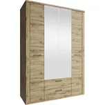 Skříň 4D2S se zrcadlem, dub navarra, DORSI