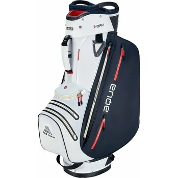 Golfový bag Big Max Aqua Style 4 White/Navy/Red Cart Bag