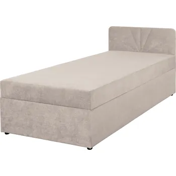 Postel Boxspringová postel, jednolůžko, béžová, 90x200, univerzální, SUPA