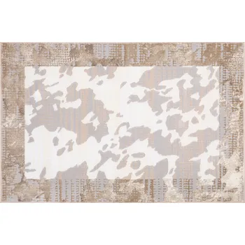 Koberec Koberec, béžová/hnědá, 100x150, SOLY TYP 1