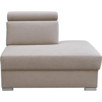 Otoman OTT MINI na objednávku k luxusní sedací soupravě, béžová, pravý, MARIETA