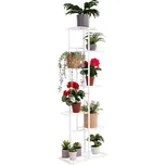 Kovový stojan na květiny, bílá, BAMIR TYP 2