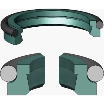 Automobilové těsnění RUBENA stírací kroužek AD60 56x62,8x5 PTFE/NBR