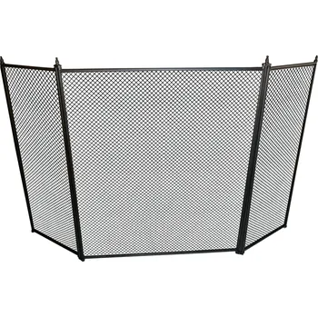 Krbová zástěna Krbová zástěna, černá, KAIRA