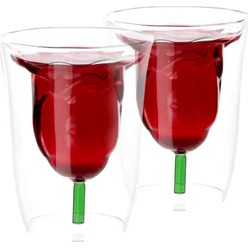 Sklenice Termo sklenice na víno a drinky, 2 ks, 180 ml, HOTCOLDER TYP 27