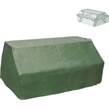 Ochranný obal na zahradní sezení, 157x145x76 cm, zelená, KAVER TYP 39