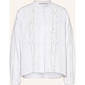 Dámská halenka (The Mercer) N.Y. Dámská Lněná Blůza S Krajkou, bílá, 36