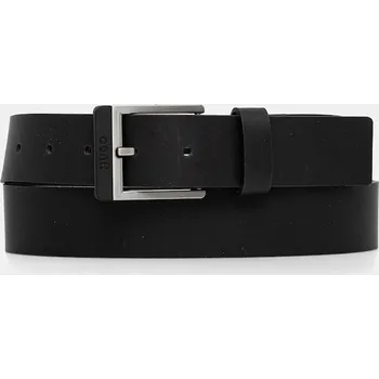 Opasek Kožený pásek HUGO Glenon_Sz35 50558785 černá 99X, vel. 110