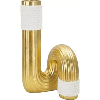 Váza Váza Bann Big 25 cm zlatá/bílá