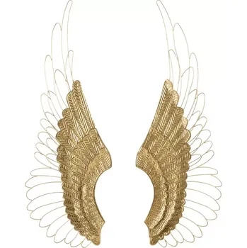 Nástěnná kovová dekorace Ali Plus zlatá