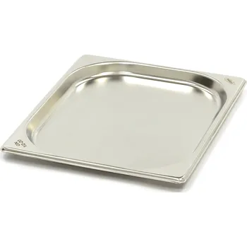 Dóza na potraviny Gastronádoba 1/2 GN – 2 cm hluboká – 32,5 x 26,5 cm – nerezová ocel