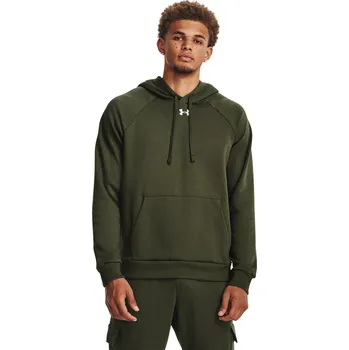 Pánská mikina Pánská mikina Under Armour UA Rival Fleece Hoodie 1379757-390 Zelená XS