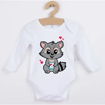 Kojenecký body Dětské body s mývalem Velikost: 80