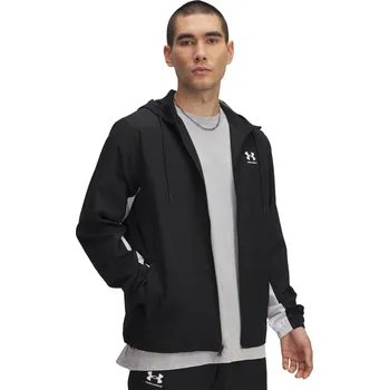 Pánská bunda Under Armour UA Rival Wvn Windbreaker 1390149-001 Černá XLT