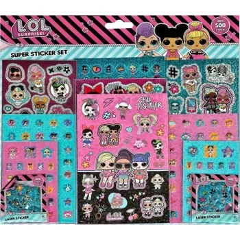 samolepka Velká samolepková sada L.O.L. Surprise