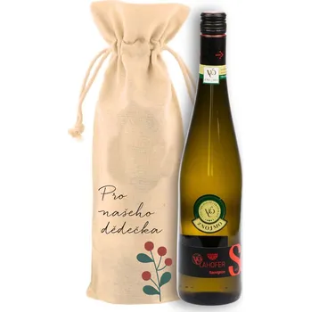 Víno Plátěný pytlík pro našeho dědečka s vínem Víno: Sauvignon 2024 - Lahofer