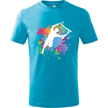 Dětské tričko Freestyle Barva: TYRKYSOVÁ + BÍLÁ VARIANTA, Velikost: 122