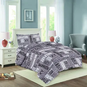 Povlečení Ložní bavlněné povlečení NELA - Manhattan