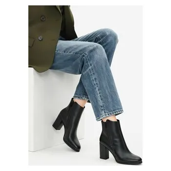 Dámské kozačky Polokozačky Clara Barson CEO-WS19362-02 Černá 39