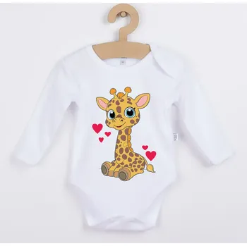 Kojenecký body Dětské body s žirafou Velikost: 62