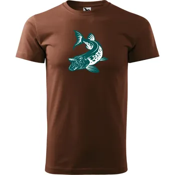 Pánské tričko Pánské tričko se Štikou Barva: HNĚDÁ, Velikost: XS