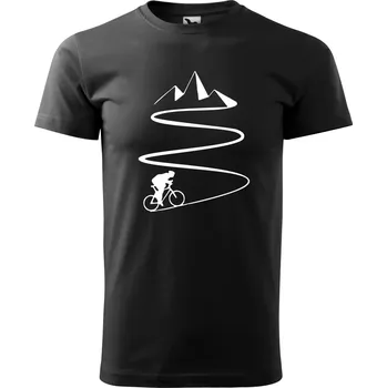 Pánské tričko pro cyklisty Barva: ČERNÁ, Velikost: 4XL