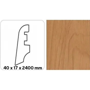 soklová lišta Soklová lišta K-PRODUKT KP 40 TŘEŠEŇ E 26082 2,40 bm