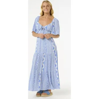 Dámské šaty RIP CURL šaty - San Carlos S/S Maxi Dress Blue (70) velikost: XS