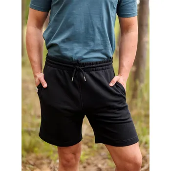 Pánské kraťasy Pánské kraťasy Bez potisku - černé Černá M