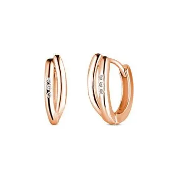 Náušnice VUCH Náušnice Elysium Rose Gold + Dárkové balení