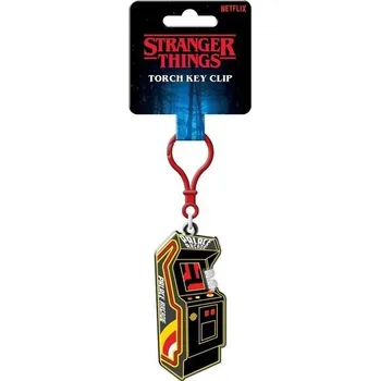 Klíčenka se svítilnou Stranger Things - Arcade Vícebarevná