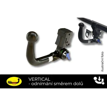 Tažné zařízení Tažné zařízení ISUZU D-Max, Vertical