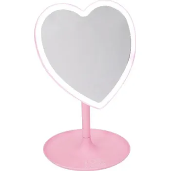 Kosmetické zrcátko Kosmetické zrcátko Top Model – srdíčko s LED osvětlením