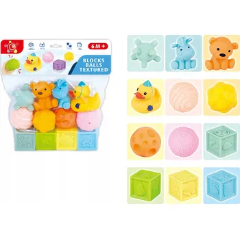 ostatní stavebnice Měkké senzorické Stavebnice Trifox 12 ks