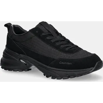 Pánské tenisky Tenisky Calvin Klein HIKE RUNNER CASUAL NY-SU AOP YM0YM01378 černá 99X, EUR 44