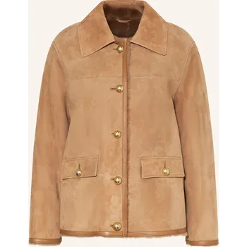 Dámský kabát Arma Dámská Kožená Bunda Julietta, koňaková, 36