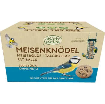 Krmivo pro ptáka 200ks Bird's Best Tuková koule bez síťky