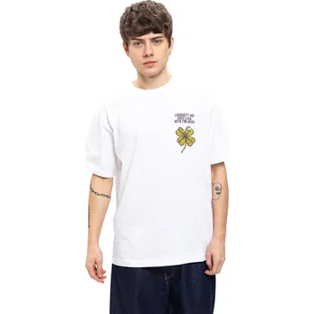 Pánské tričko Tričko Carhartt WIP Clover White - M