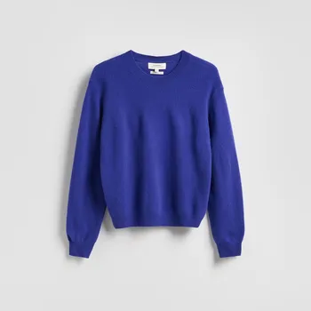 Dámský svetr Reserved - Vlněný svetr - kobaltově modrá - 327HL-47X - 327HL-47X-L