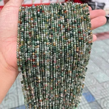 Sběratelství Přírodní křišťálové a jaspisové korálky 2–4mm | šperky - Přírodní indický achát , 3mm cca 125 ks