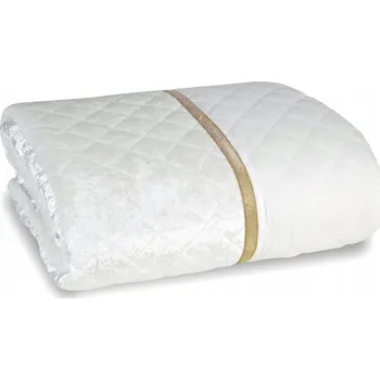 Přehoz na lůžko Přehoz na postel Eurofirany polyester 220 cm x 240 cm bílý