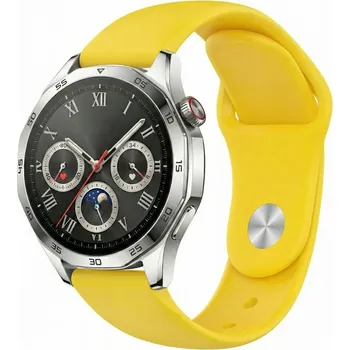 Řemínek na hodinky Řemínek e-smart24 pro Huawei 22mm žlutý