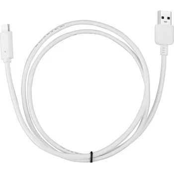 Datový kabel Kabel Toptel USB - USB typ C 1 m bílý