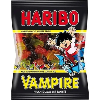 Cukrovinka Haribo Vampire Lakritz Lékořicové Želé Bonbony 175 g