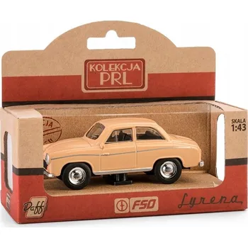 autíčko Imitace Auta PRL Figurka - Auto PRL Syrena 104 Béžová Lux