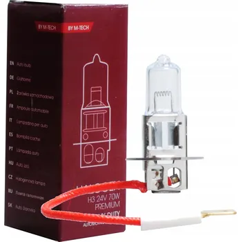 Autožárovka Žárovka M-Tech H3 24V Heavy Duty H3 70 W 1 ks