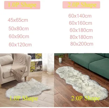 Koberec Chlupatý plyšový koberec | bytový textil - bílá šedá špička , 60x120cm