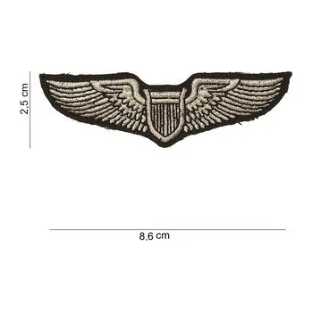 Nášivka Nášivka textilní Fostex US Pilot Wings - bílá-černá