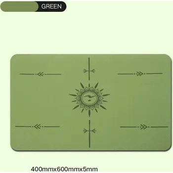 podložka na cvičení Mini protiskluzová jóga podložka 40x60 cm | fitness pomůcka - Zelený , 40X60CM